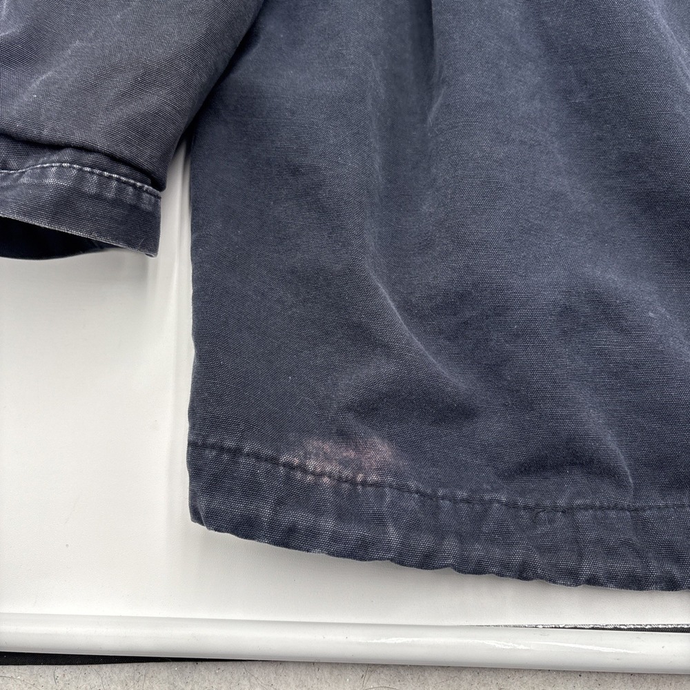 Environmental Concept Clothing Mens Coat Size Large‎ Hidden Hoodie Blue Zip Up - Picture 11 of 15